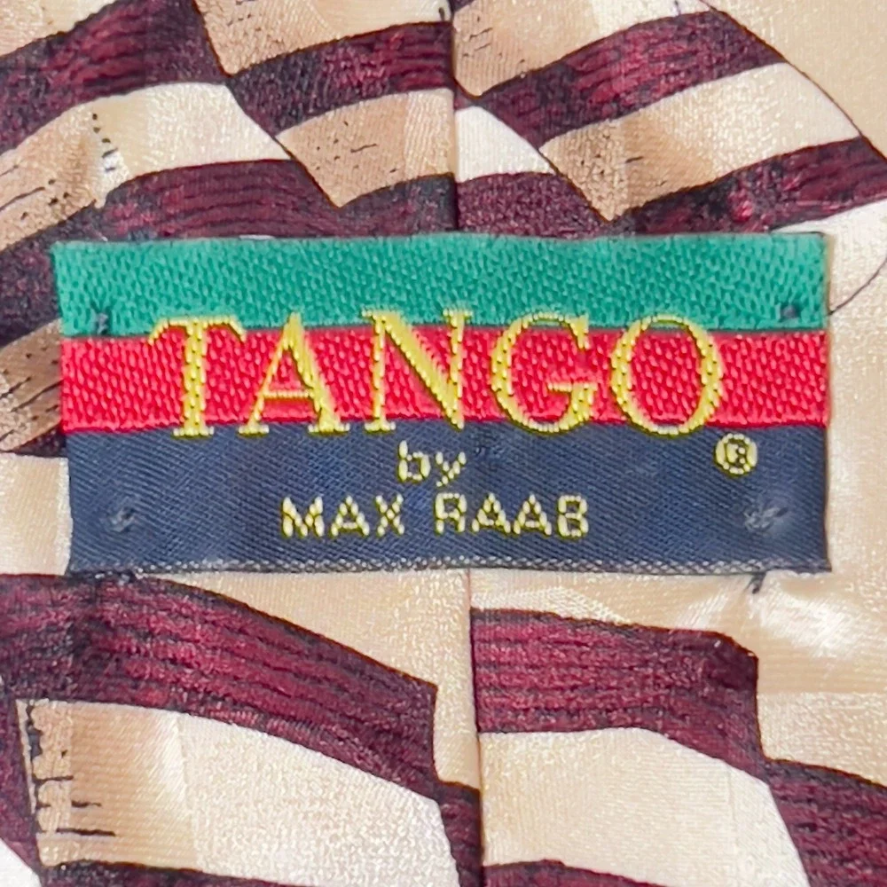 Tango by Max Raab Necktie Men One Size Blue Red Americana Flag 1861 Silk